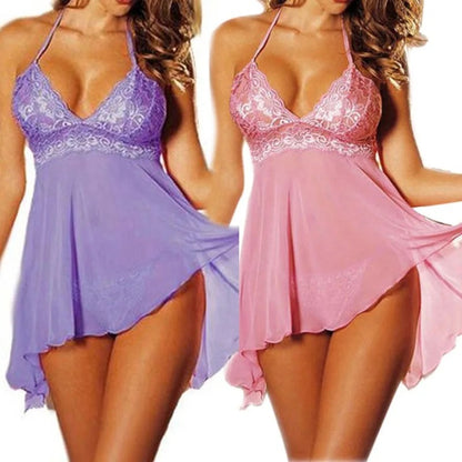 WOMEN DRESSES SLEEPWEAR + G-STRING NIGHTWEAR