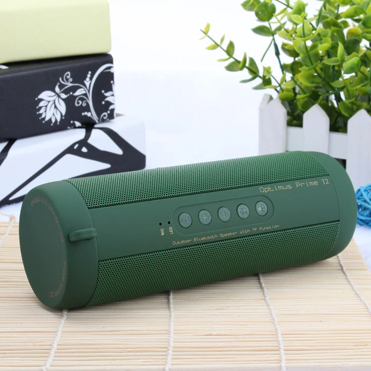 T2 Bluetooth Speaker Waterproof Portable Outdoor  FM Stereo Hi-Fi Boxes